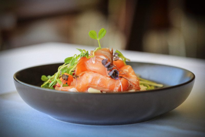 Salmon & Pickled Vegetable Salad