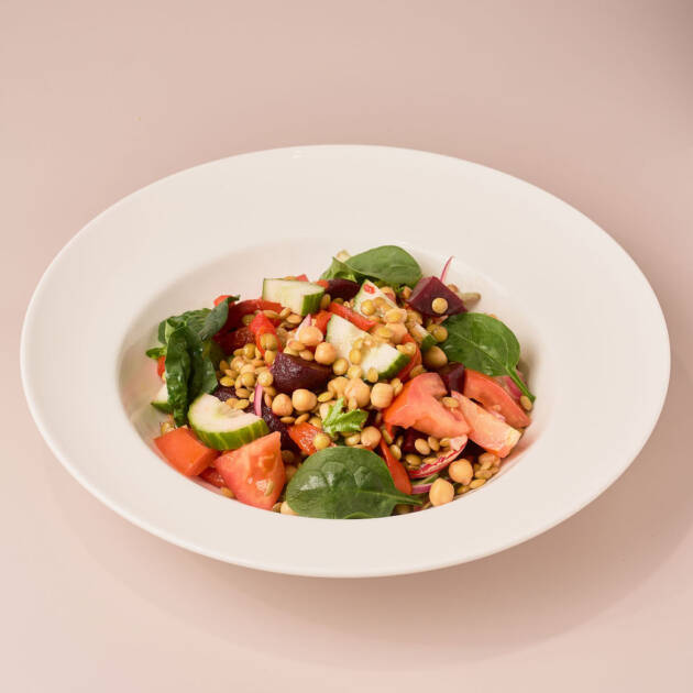 Lentil & Chickpea Salad
