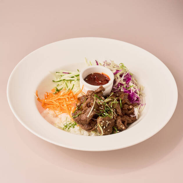 Korean Bibimbap Rice Bowl