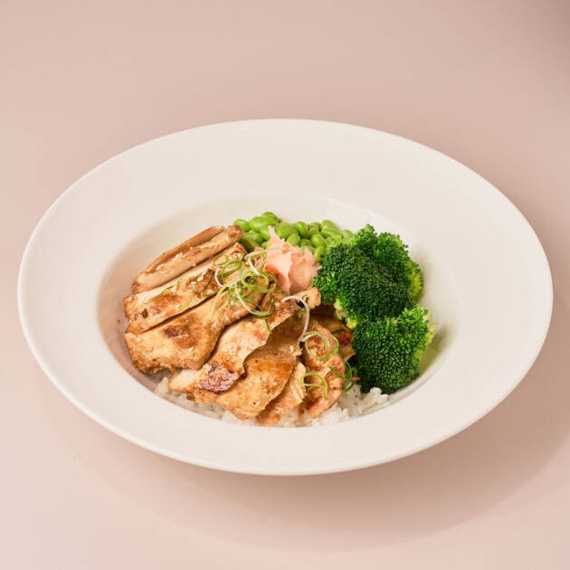 Teriyaki Chicken with Vegetables and Rice
