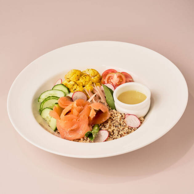 Yuzu Salmon Quinoa Bowl